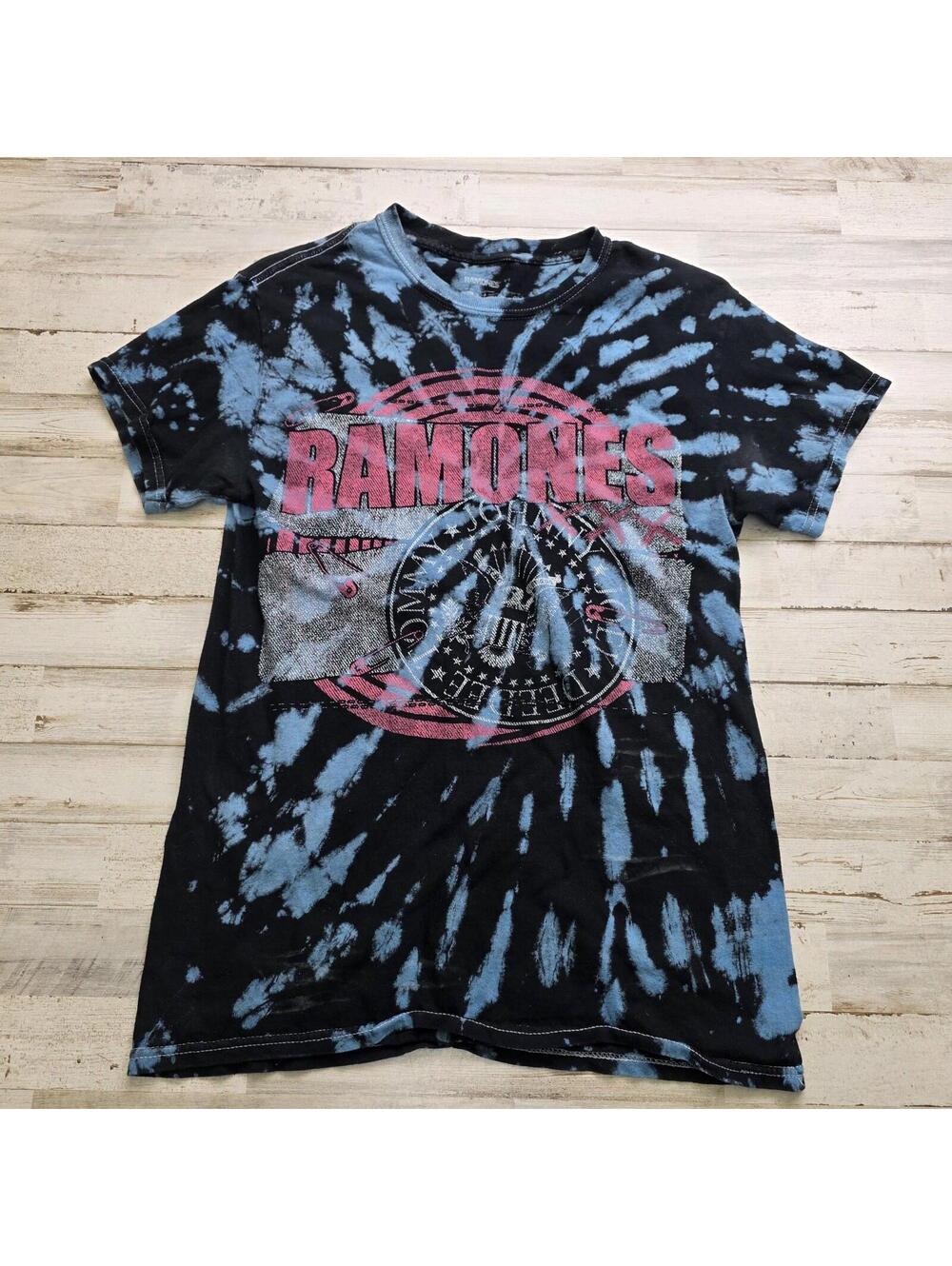 The Ramones Tie Dye Graphic Tee - Size Small - Punk Rock Band T-Shirt